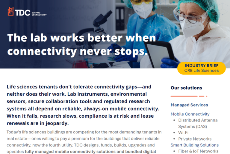 CRE Life Sciences Industry Brief Thumbnail