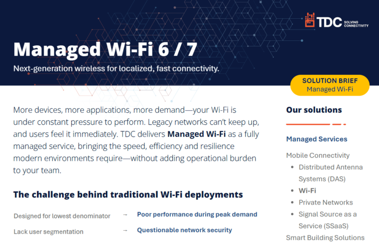Managed Wi-Fi Solution Brief Thumbnail